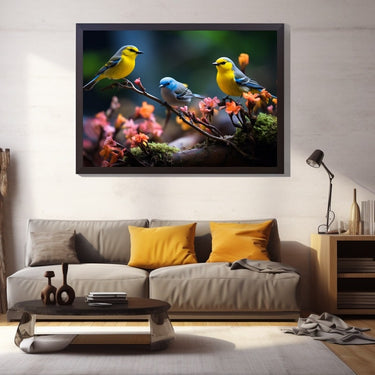 Colorful Birds Painting